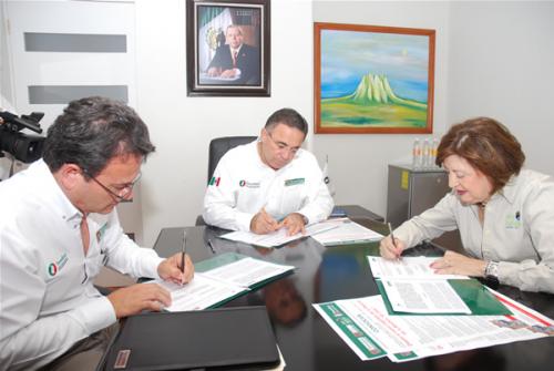 Seduma y Pronatura Noreste firman convenio de colaboración